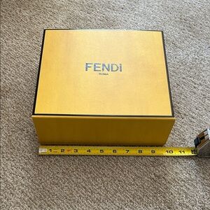 Fendi Vibrant Yellow Storage Box